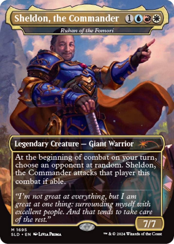 Ruhan of the Fomori - Sheldon, the Commander [Secret Lair: Sheldon's Spellbook] Magic: The Gathering