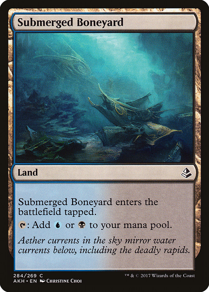 Submerged Boneyard [Amonkhet] Magic: The Gathering