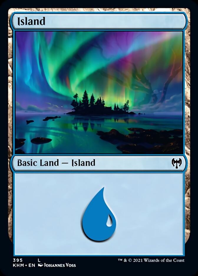 Island (395) [Kaldheim] Magic: The Gathering