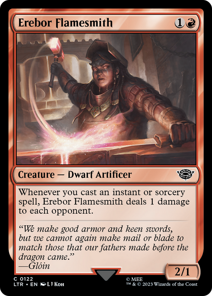 Erebor Flamesmith [The Lord of the Rings: Tales of Middle-Earth] Magic: The Gathering