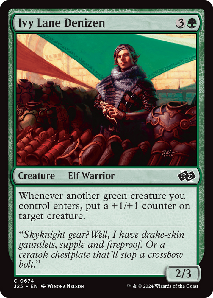 Ivy Lane Denizen [Foundations Jumpstart] Magic: The Gathering