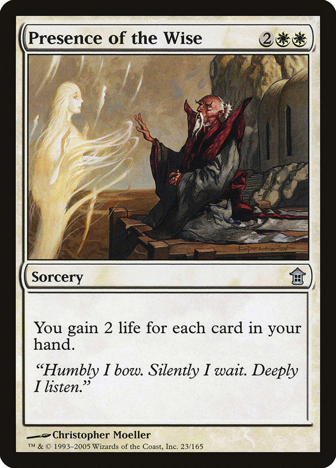 Presence of the Wise [Saviors of Kamigawa] Magic: The Gathering