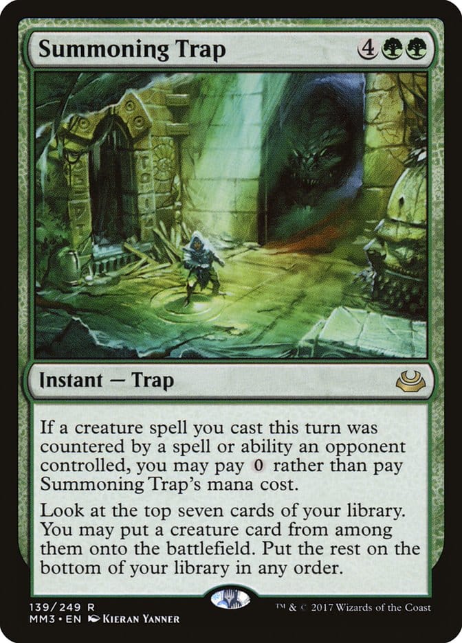 Summoning Trap [Modern Masters 2017] Magic: The Gathering