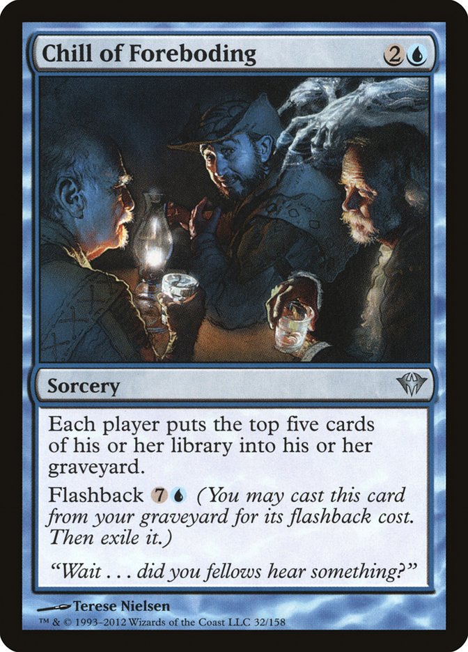 Chill of Foreboding [Dark Ascension] Magic: The Gathering
