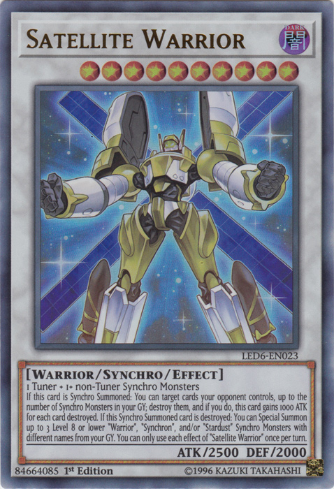 Satellite Warrior [LED6-EN023] Ultra Rare Yu-Gi-Oh!