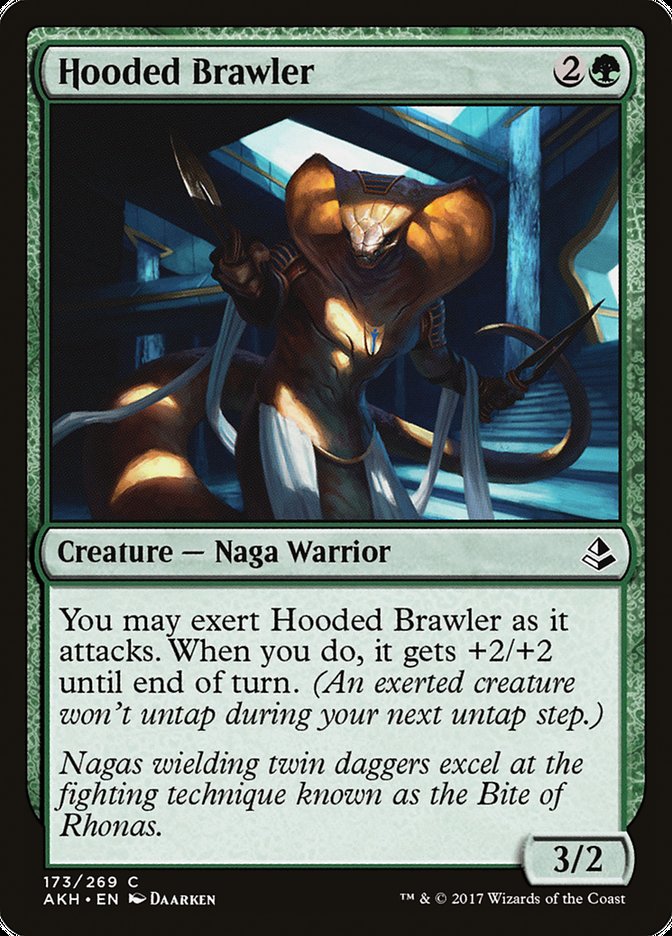 Hooded Brawler [Amonkhet] Magic: The Gathering