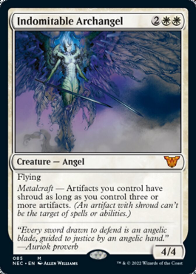 Indomitable Archangel [Kamigawa: Neon Dynasty Commander] Magic: The Gathering