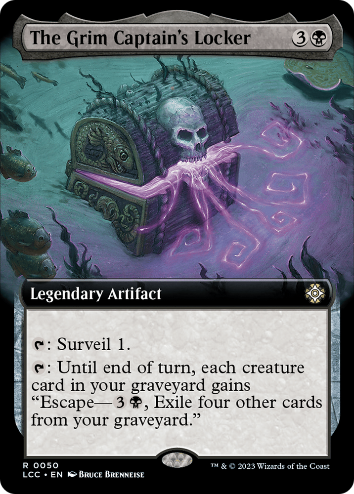The Grim Captain's Locker (Extended Art) [The Lost Caverns of Ixalan Commander] Magic: The Gathering