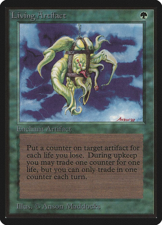 Living Artifact [Beta Edition] Magic: The Gathering
