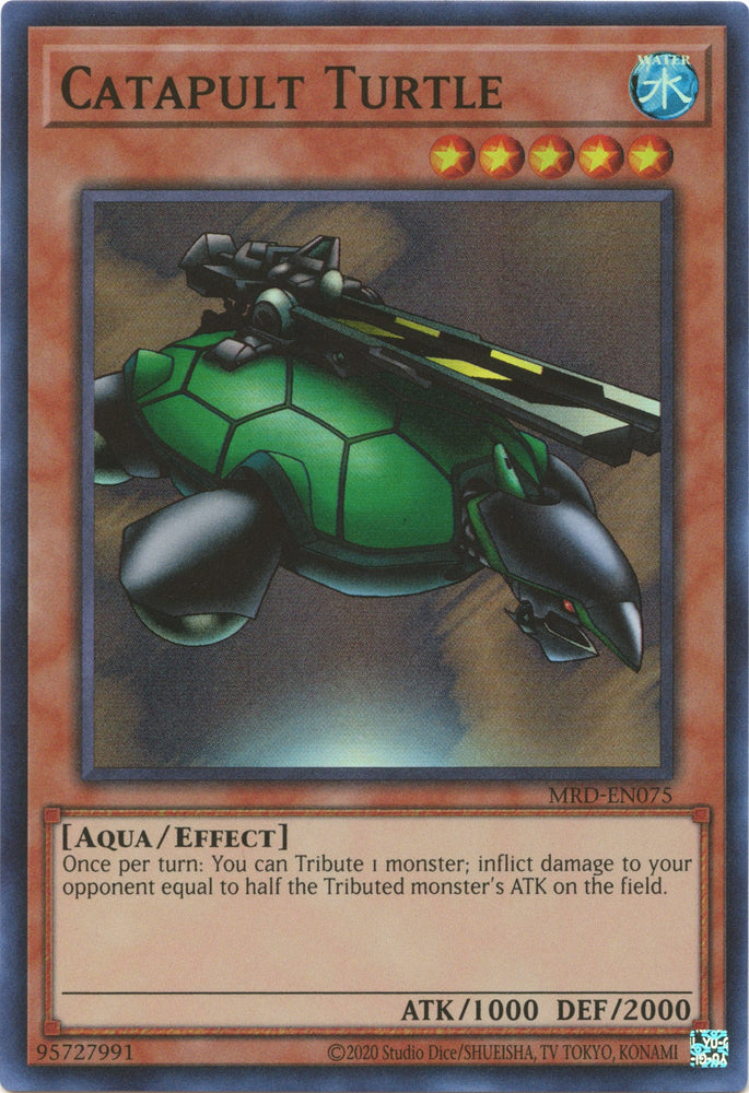 Catapult Turtle (25th Anniversary) [MRD-EN075] Super Rare - Yugioh Cards For Your TCG Needs!