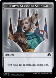 Tamiyo, Seasoned Scholar // Energy Reserve Double-Sided Token [Modern Horizons 3 Tokens] Magic: The Gathering