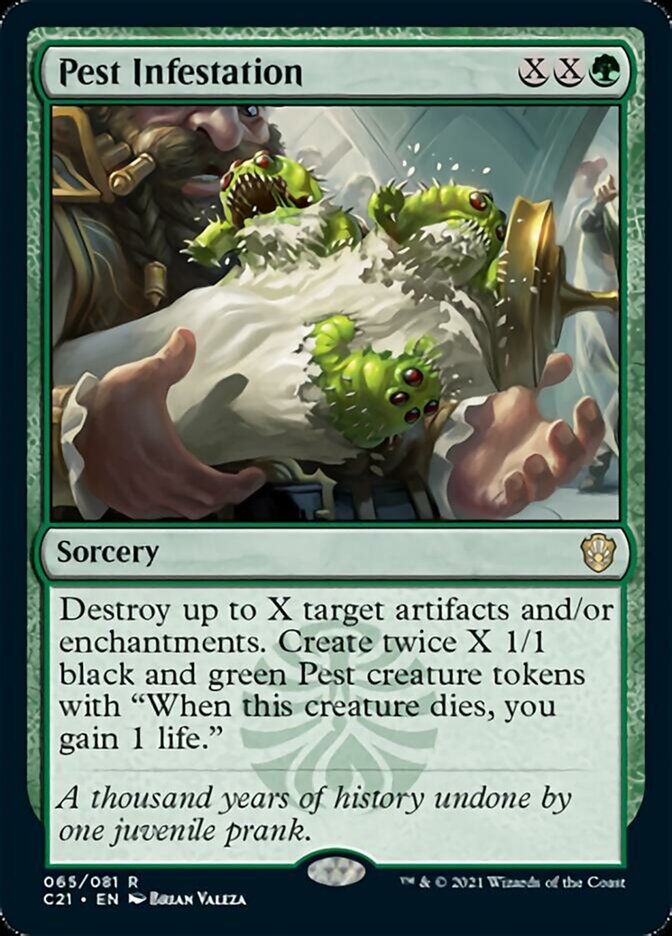 Pest Infestation [Commander 2021] Magic: The Gathering