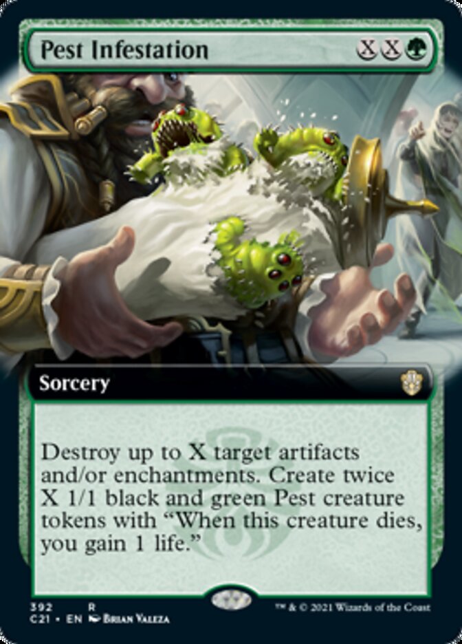 Pest Infestation (Extended Art) [Commander 2021] Magic: The Gathering