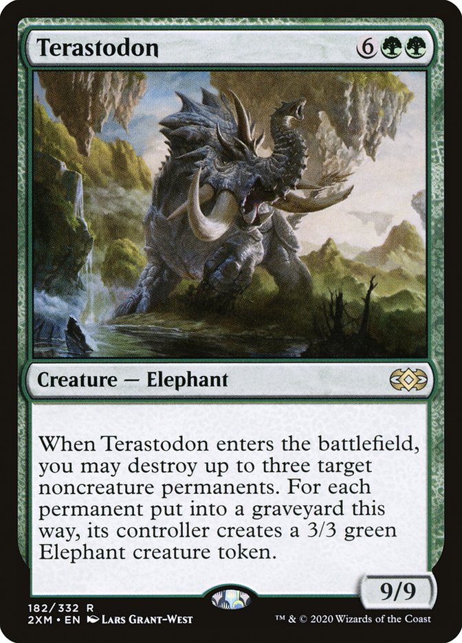 Terastodon [Double Masters] Magic: The Gathering