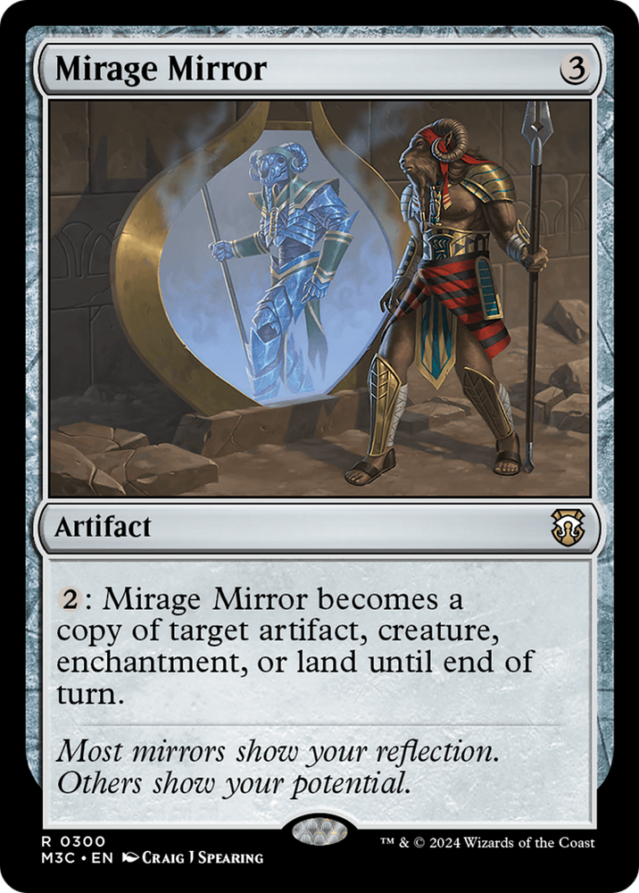 Mirage Mirror (Ripple Foil) [Modern Horizons 3 Commander] Magic: The Gathering