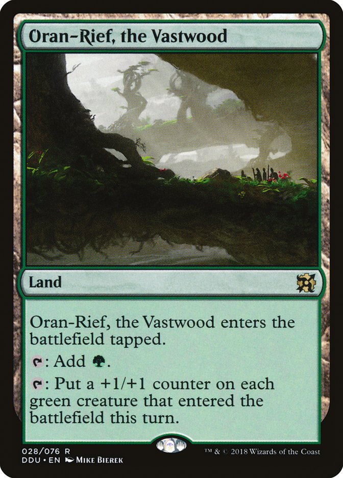 Oran-Rief, the Vastwood [Duel Decks: Elves vs. Inventors] Magic: The Gathering