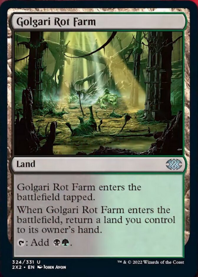 Golgari Rot Farm [Double Masters 2022] Magic: The Gathering