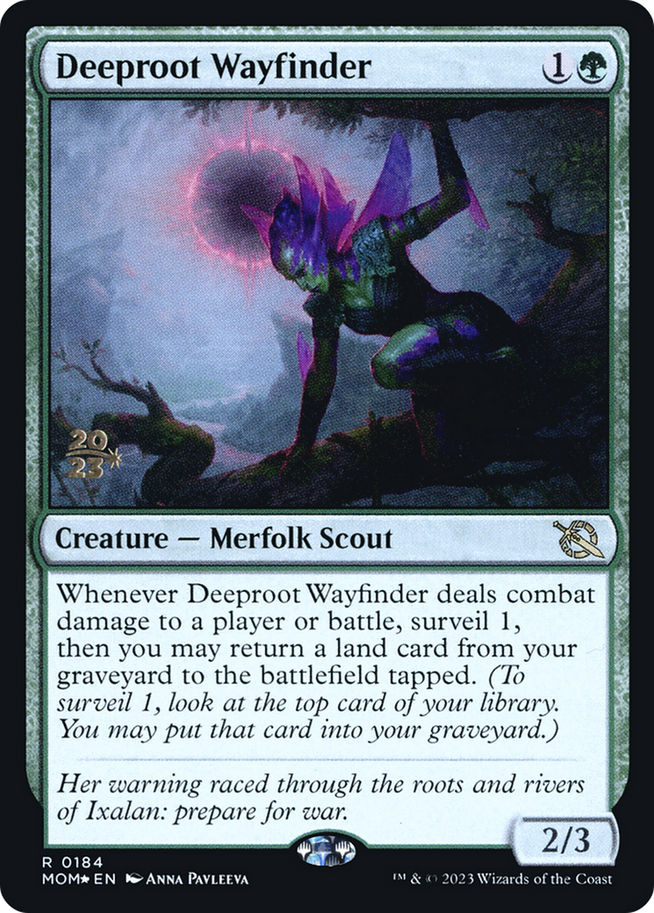 Deeproot Wayfinder [March of the Machine Prerelease Promos] Magic: The Gathering