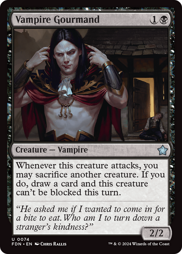 Vampire Gourmand [Foundations] Magic: The Gathering