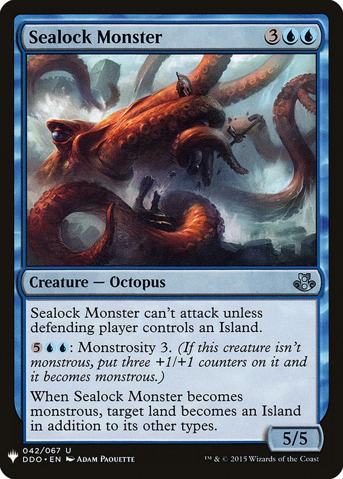 Sealock Monster [Mystery Booster] Magic: The Gathering