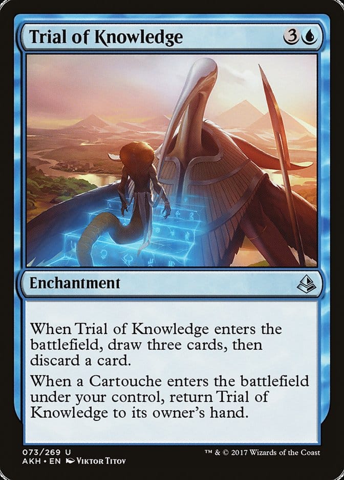 Trial of Knowledge [Amonkhet] Magic: The Gathering