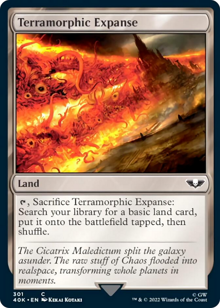 Terramorphic Expanse [Warhammer 40,000] Magic: The Gathering
