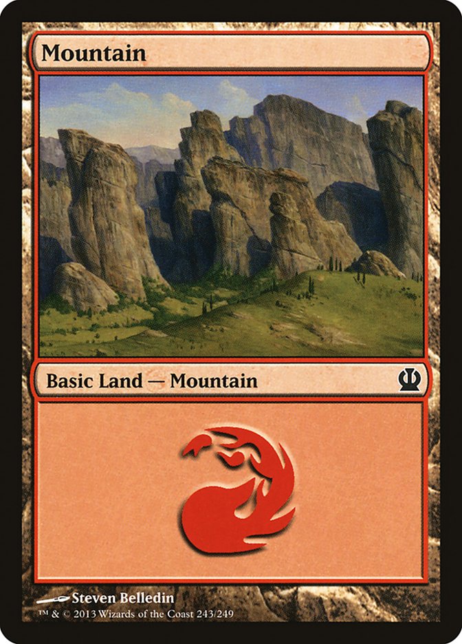 Mountain (243) [Theros] Magic: The Gathering