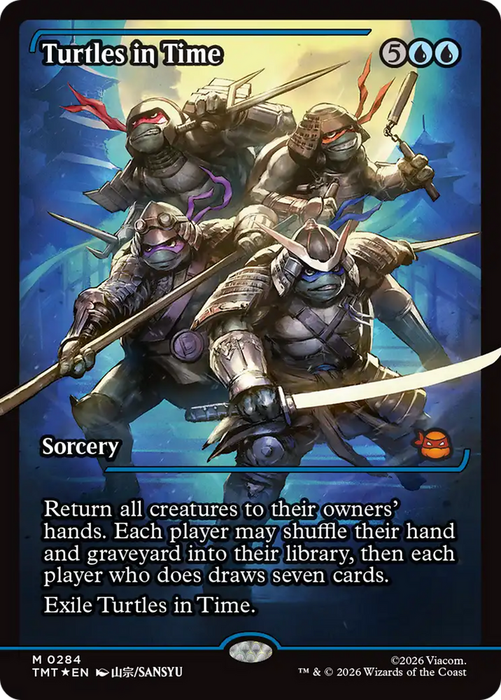 Turtles in Time (Showcase) [Teenage Mutant Ninja Turtles] Magic: The Gathering