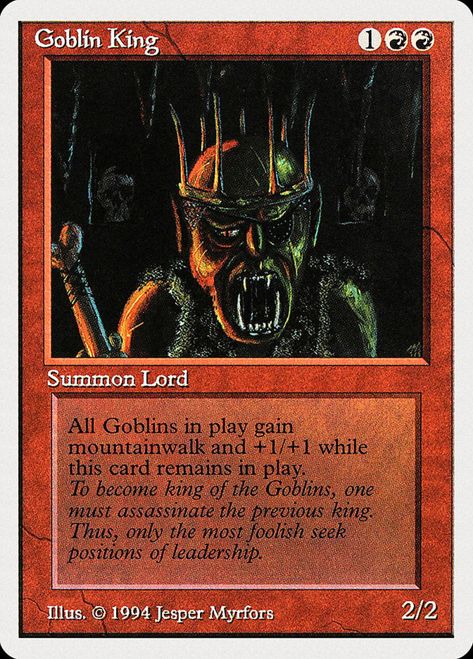 Goblin King [Summer Magic / Edgar] Magic: The Gathering