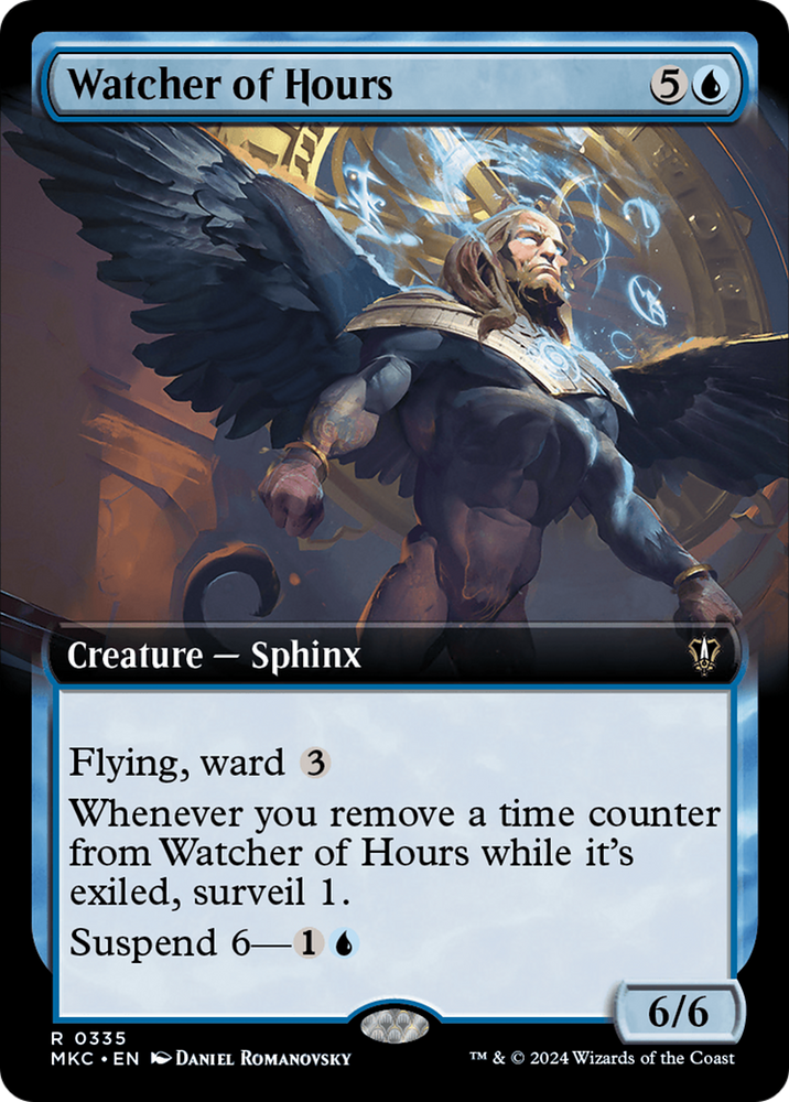 Watcher of Hours (Extended Art) [Murders at Karlov Manor Commander] Magic: The Gathering