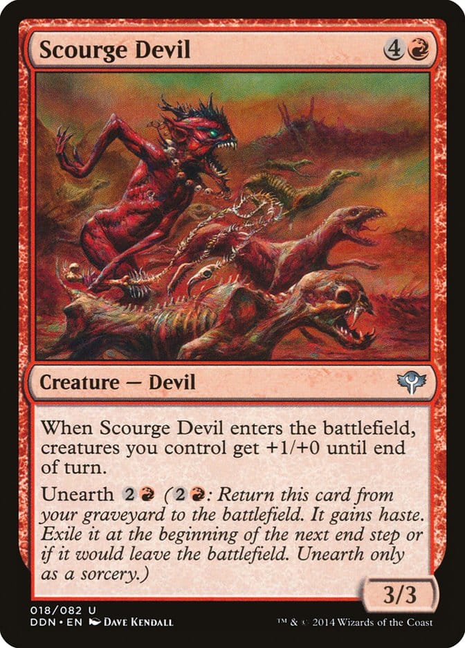 Scourge Devil [Duel Decks: Speed vs. Cunning] Magic: The Gathering