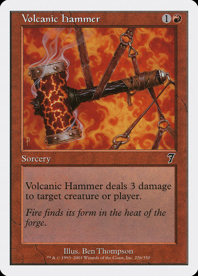 Volcanic Hammer [Seventh Edition] Magic: The Gathering
