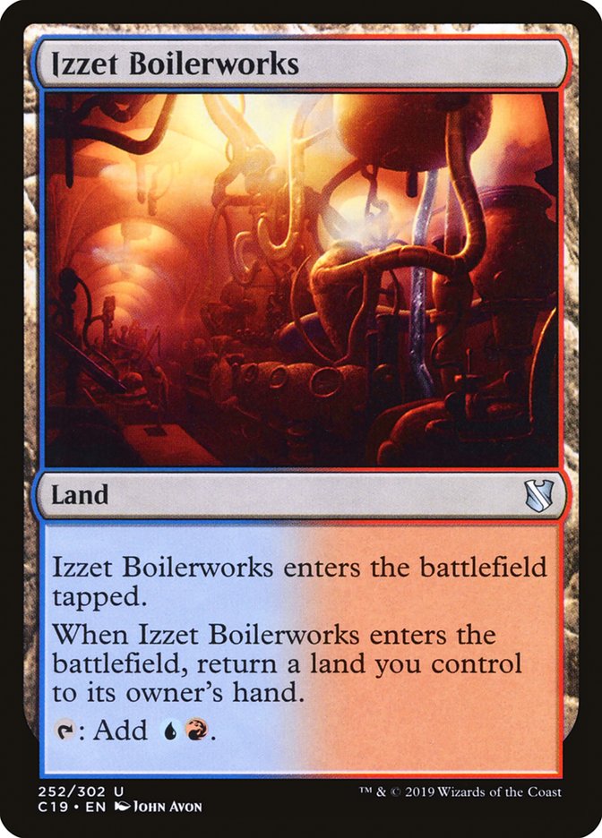 Izzet Boilerworks [Commander 2019] Magic: The Gathering