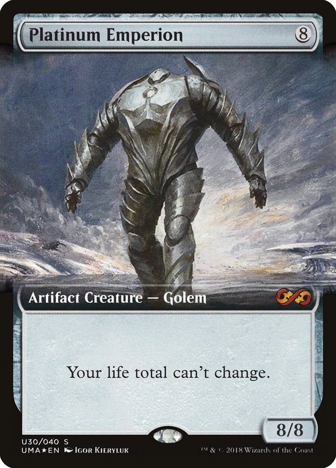 Platinum Emperion (Topper) [Ultimate Masters Box Topper] Magic: The Gathering