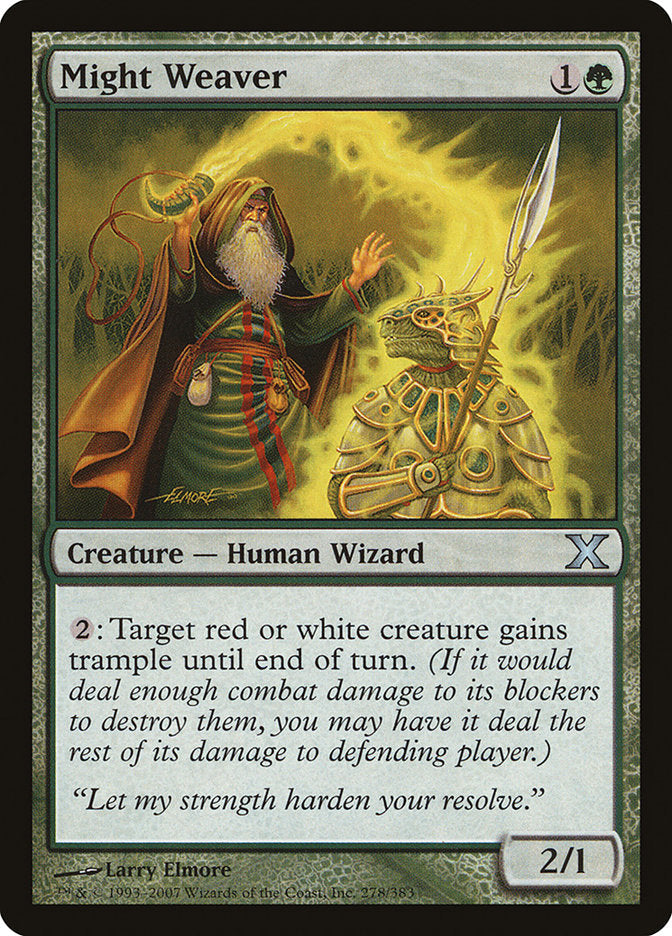 Might Weaver [Tenth Edition] Magic: The Gathering