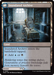 Waterlogged Teachings //Inundated Archive [Modern Horizons 3] Magic: The Gathering
