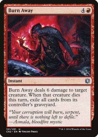 Burn Away [Conspiracy: Take the Crown] Magic: The Gathering