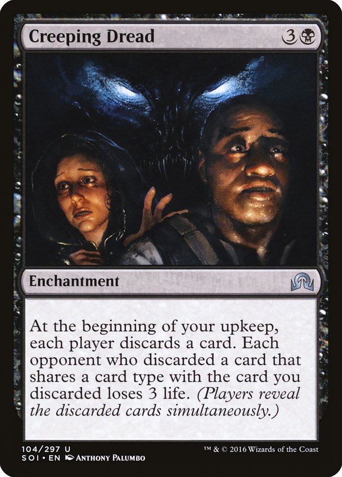 Creeping Dread [Shadows over Innistrad] Magic: The Gathering