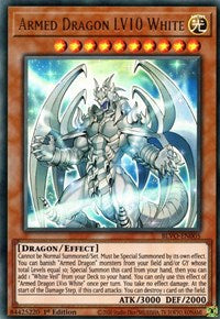 Armed Dragon LV10 White [BLVO-EN005] Ultra Rare - Yugioh Cards For Your TCG Needs!