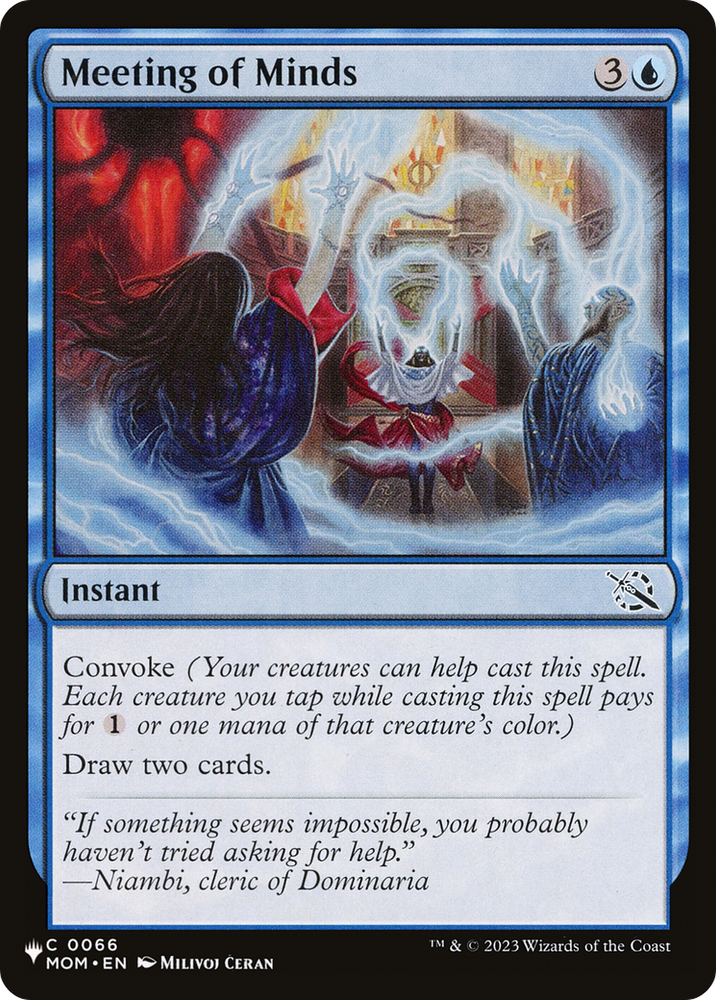 Meeting of Minds [The List] Magic: The Gathering