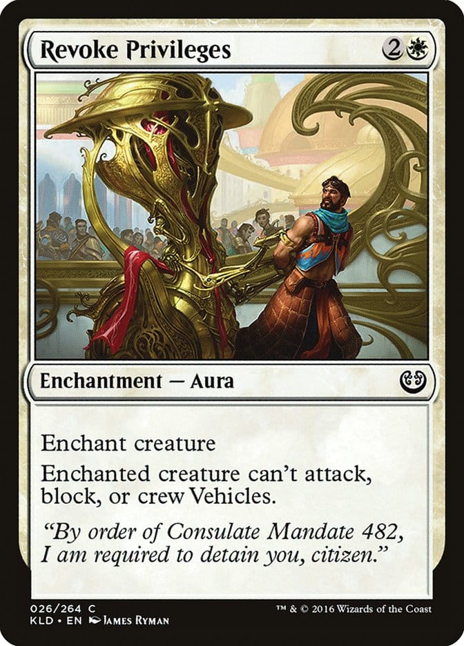 Revoke Privileges [Kaladesh] Magic: The Gathering