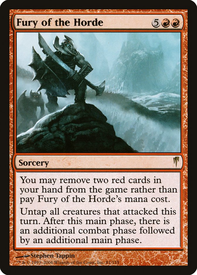 Fury of the Horde [Coldsnap] Magic: The Gathering