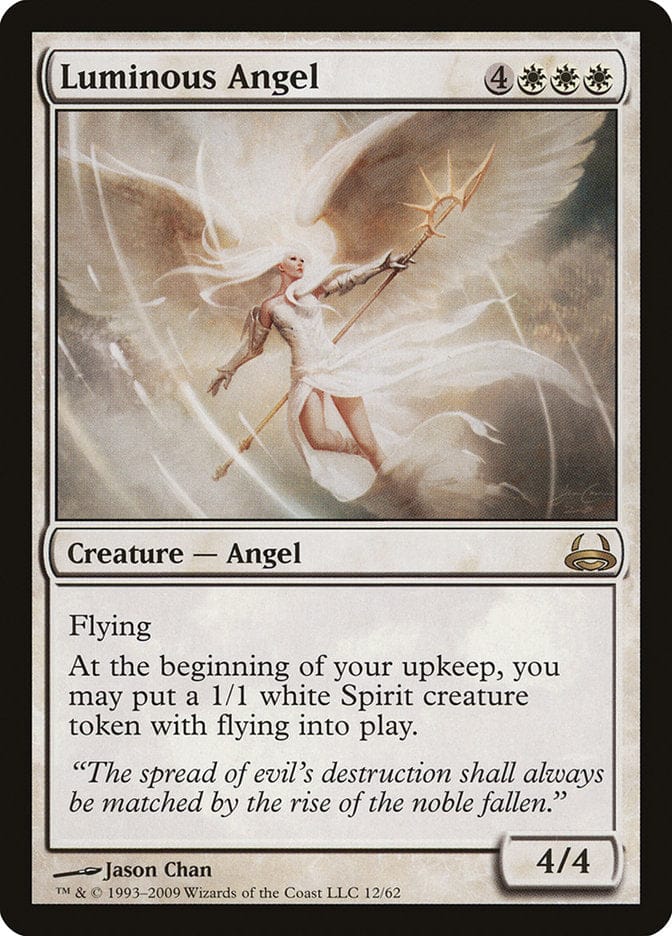 Luminous Angel [Duel Decks: Divine vs. Demonic] Magic: The Gathering