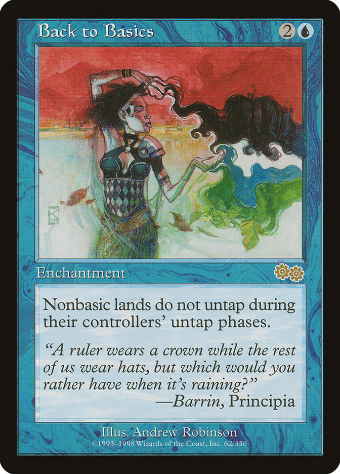 Back to Basics [Urza's Saga] Magic: The Gathering