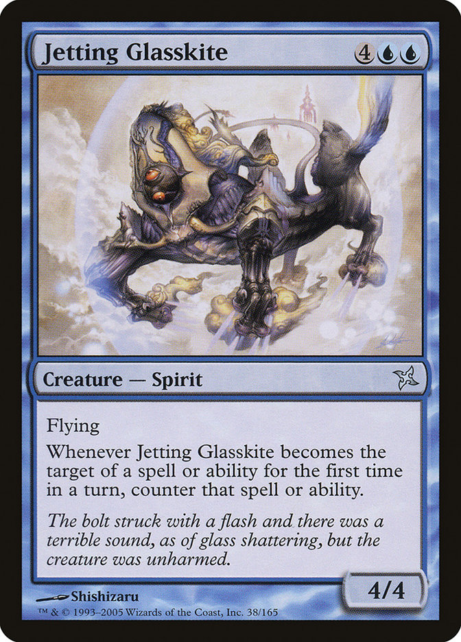Jetting Glasskite [Betrayers of Kamigawa] Magic: The Gathering