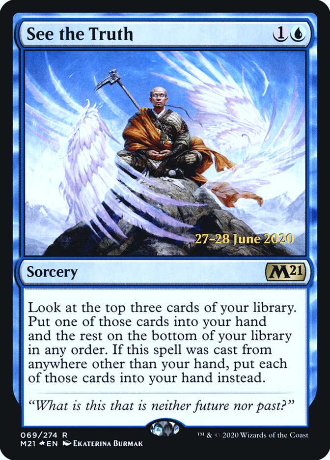 See the Truth [Core Set 2021 Prerelease Promos] Magic: The Gathering