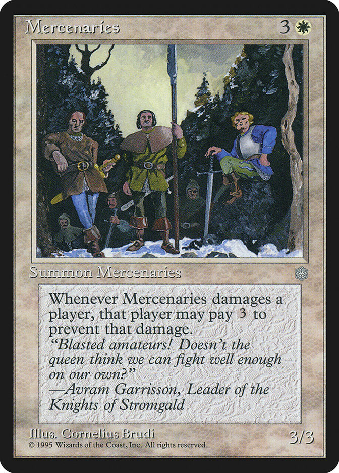 Mercenaries [Ice Age] Magic: The Gathering
