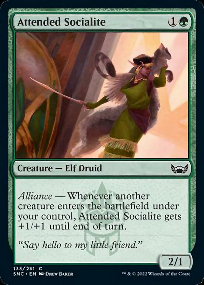 Attended Socialite [Streets of New Capenna] Magic: The Gathering