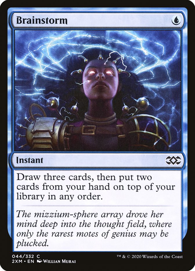 Brainstorm [Double Masters] Magic: The Gathering