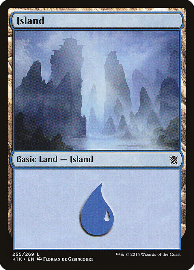 Island (255) [Khans of Tarkir] Magic: The Gathering